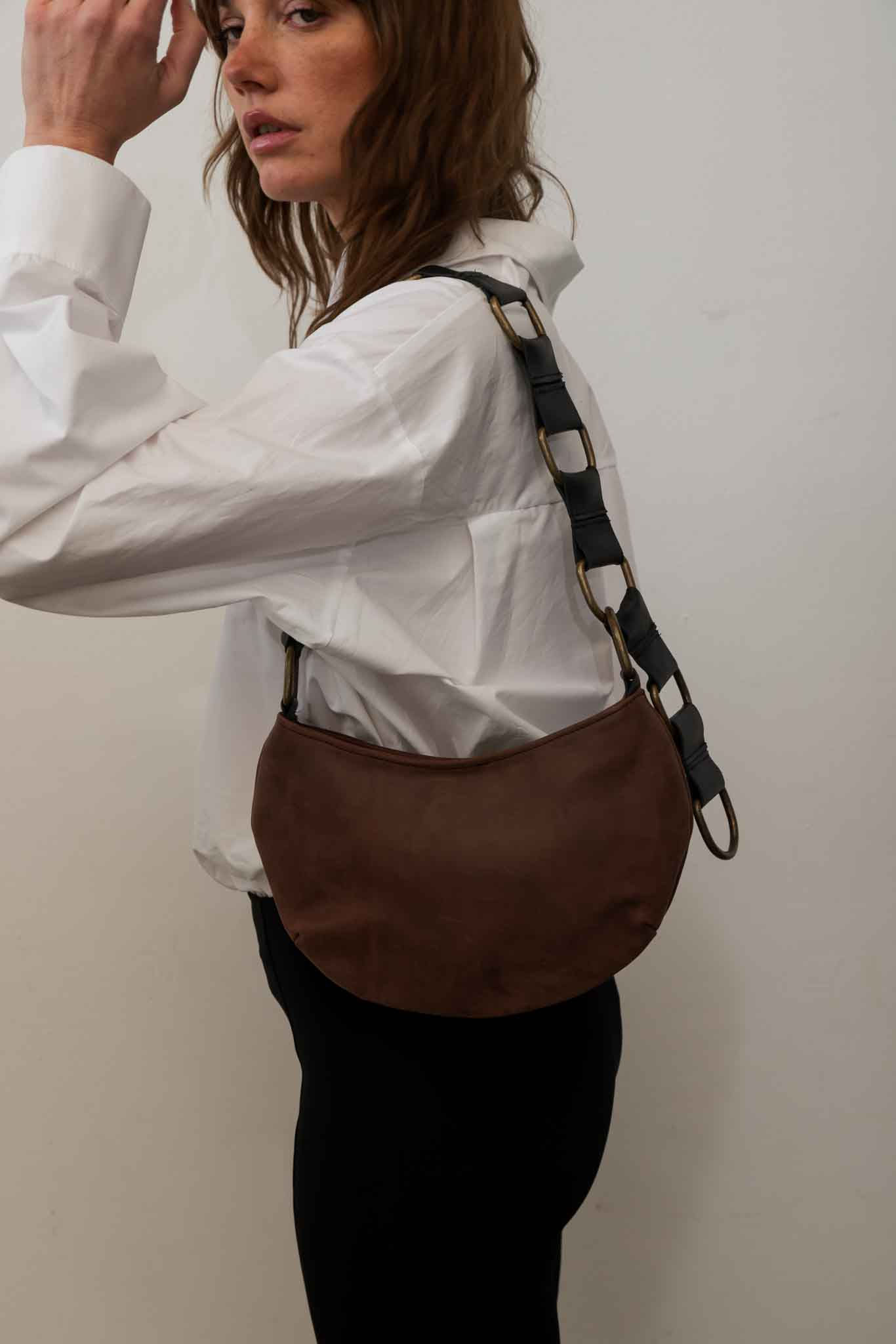 Bandolera PARIS Chocolate
