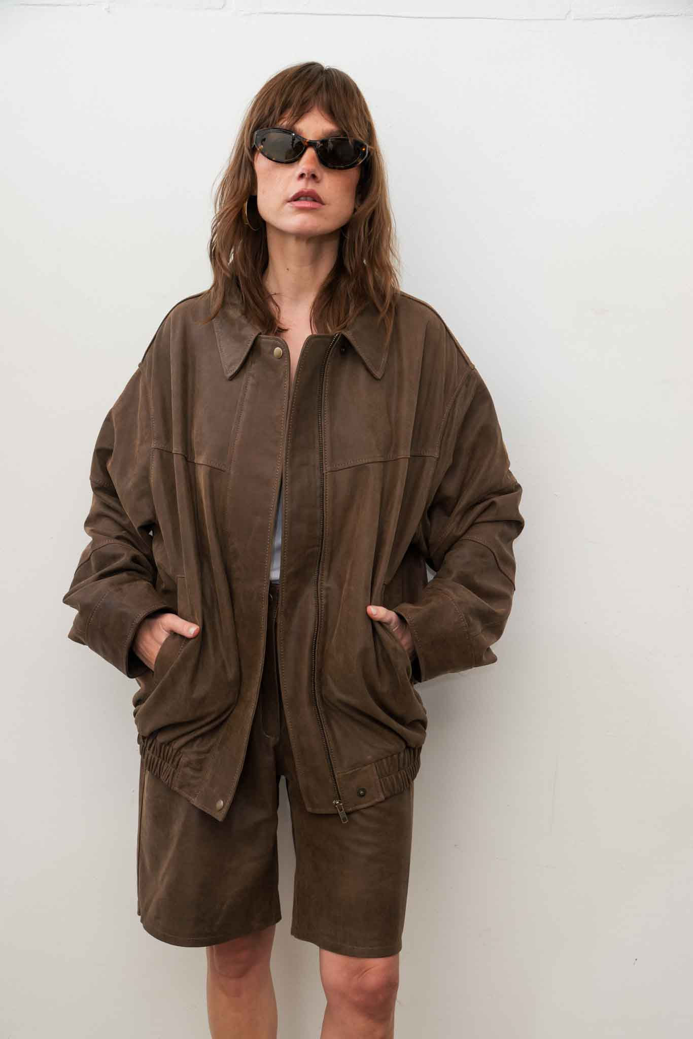 PRE VENTA | Jacket BOMBER LARGA Marrón