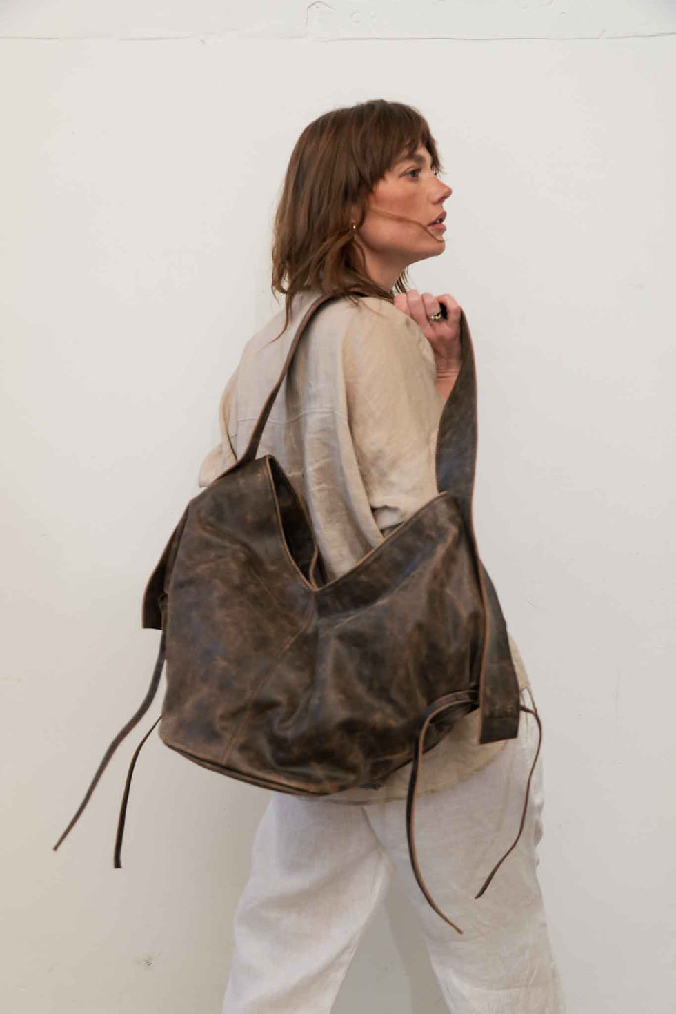 Miniatura: Bolso MEGA desgastado vintage