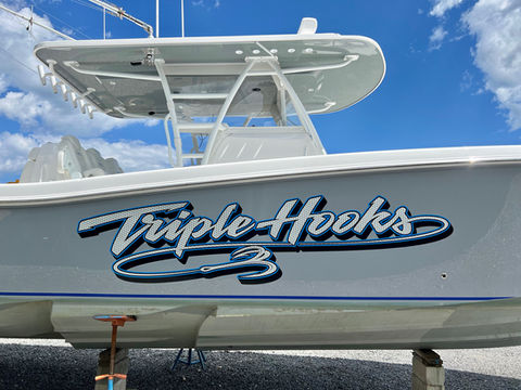 custom boat lettering