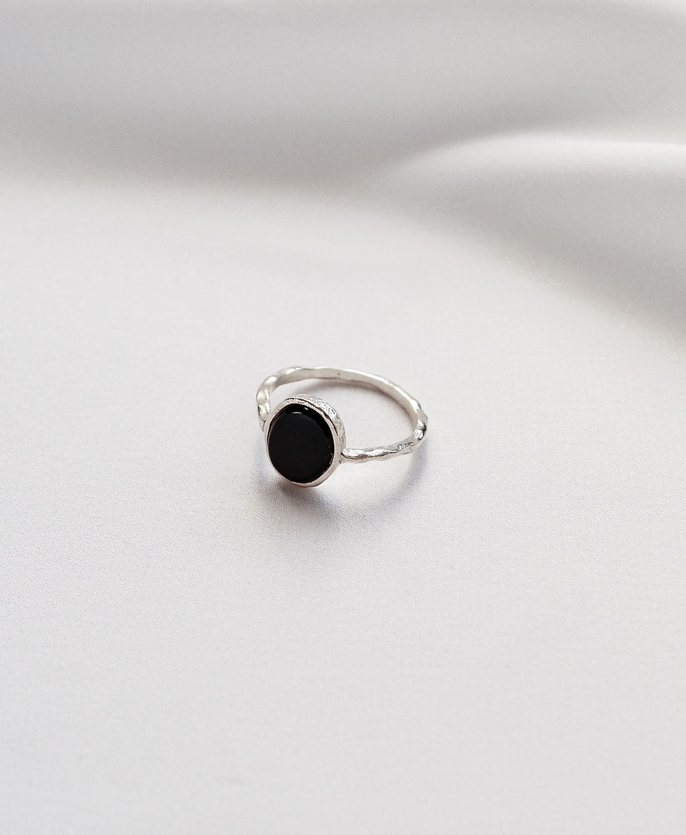 Thumbnail: Black onix ring