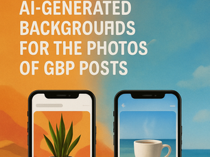 GOOGLE CREATES ENGAGING AI-GENERATED BACKGROUNDS FOR THE PHOTOS OF GBP POSTS