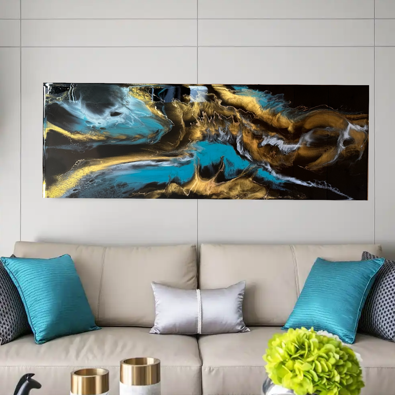 tableau « Flux d’or »