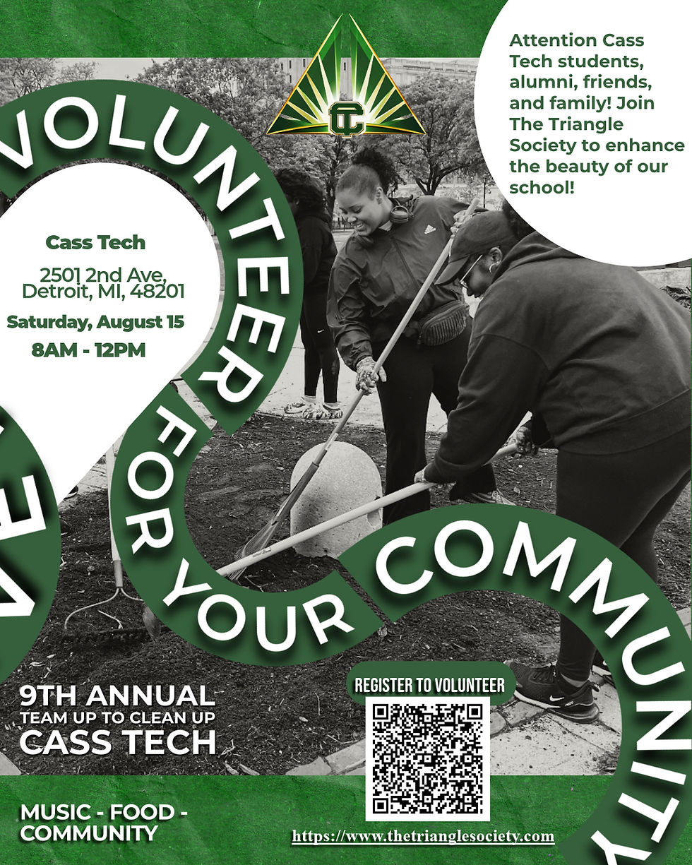 9th Annual Team Up to Clean Up Cass Tech