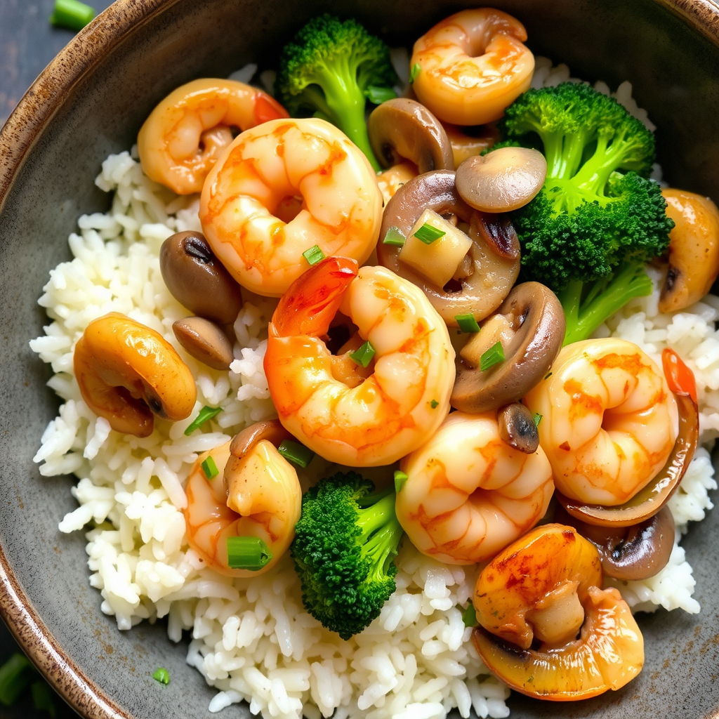 Arranged Food and Objects