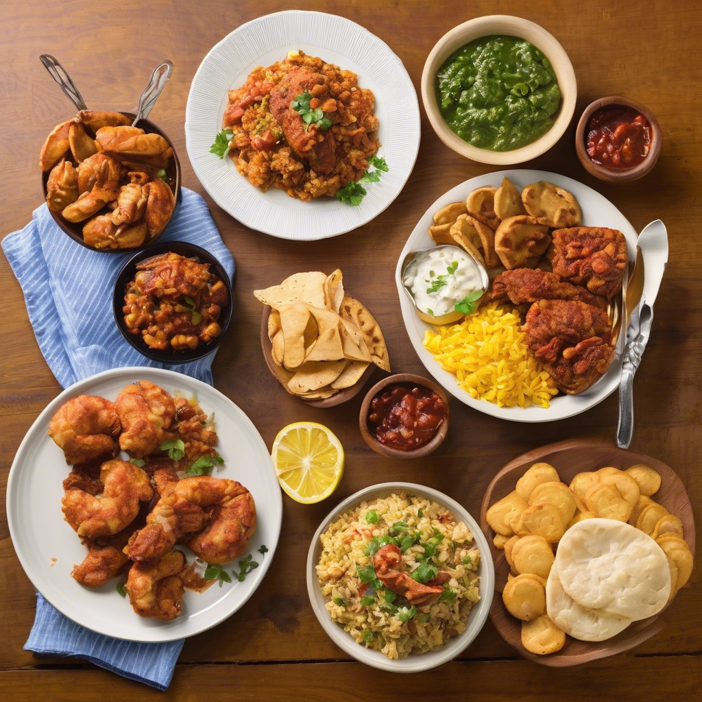 Arranged Food and Objects