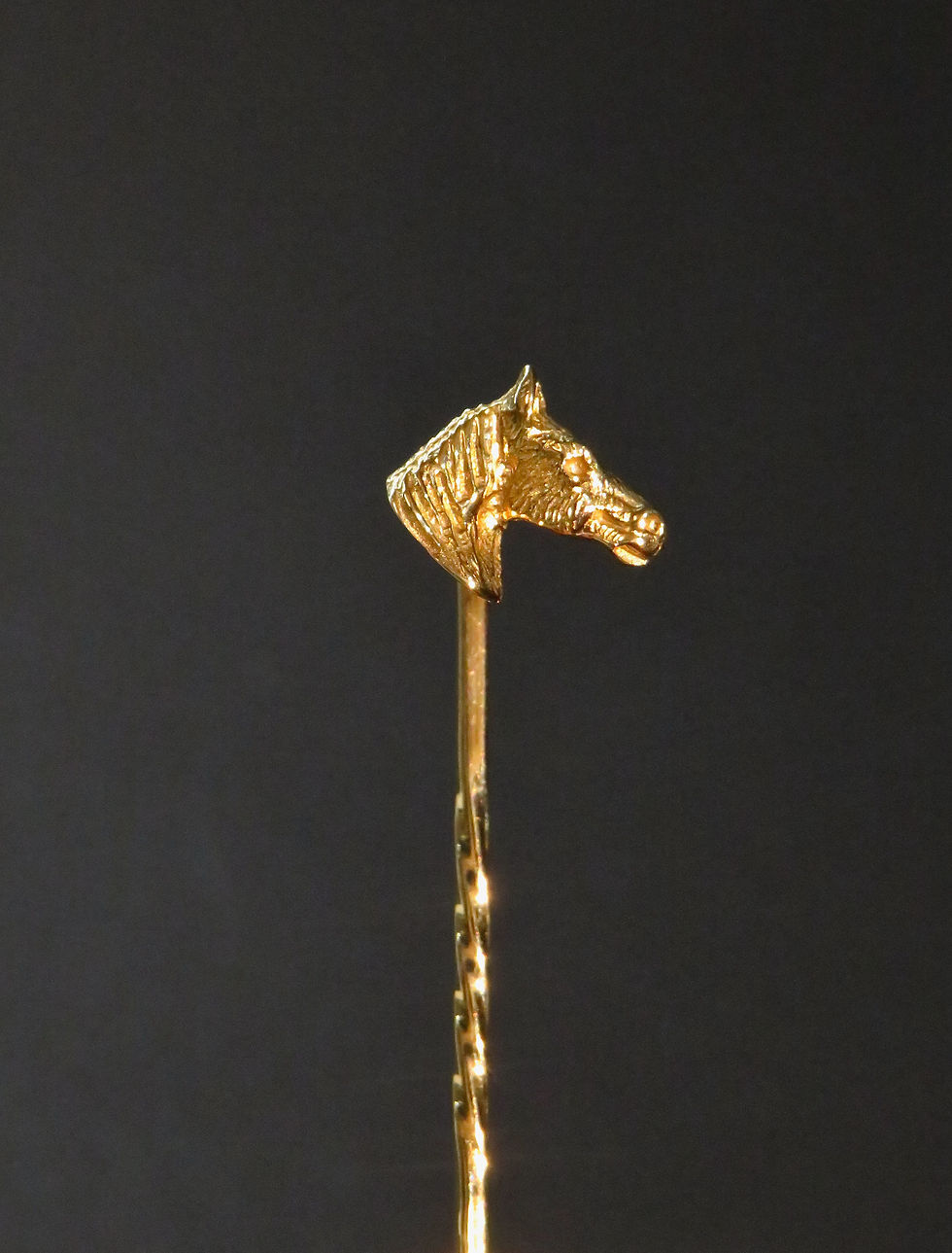9ct Gold Horse Head Stick Pin