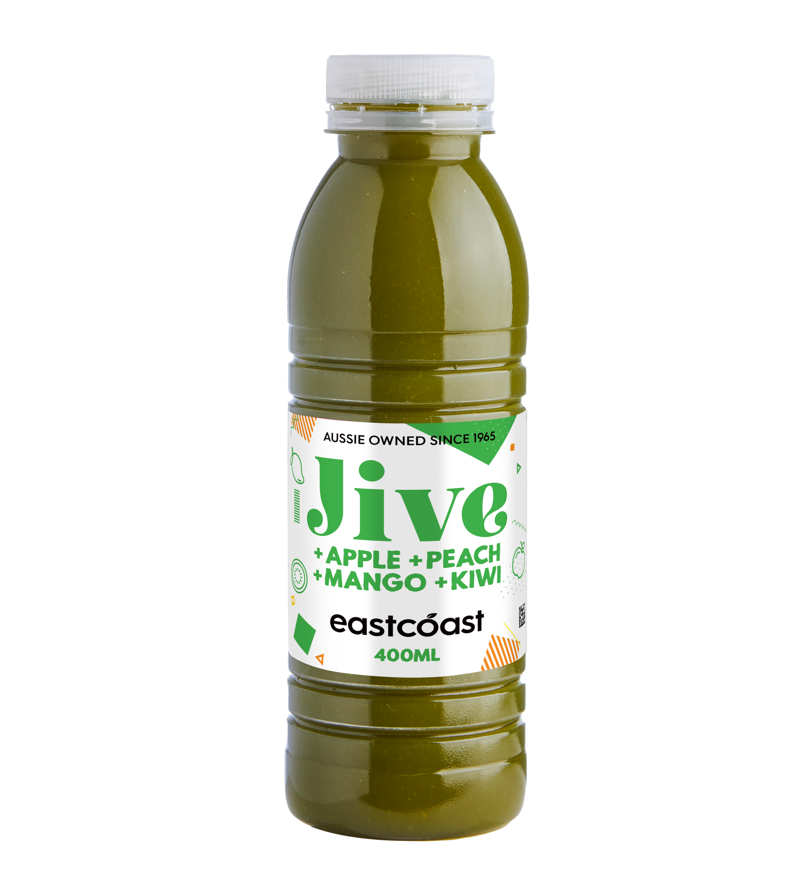 Eastcoast Jive - Green, Kiwi, Peach, Mango Juice (400ml x 12)