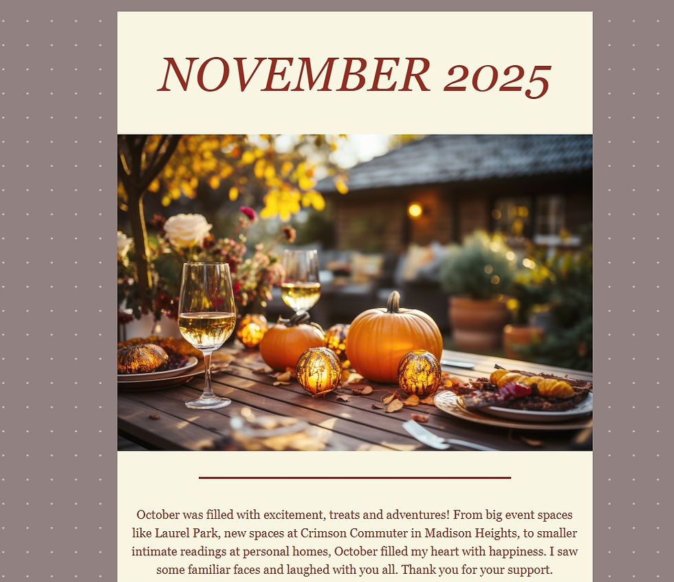 November 2025 Newsletter
