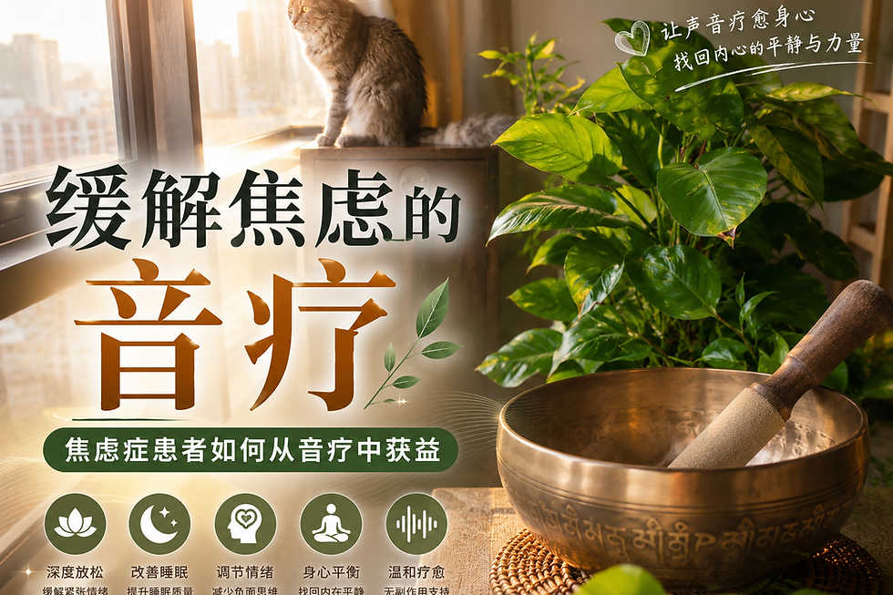 缓解焦虑的音疗：焦虑症患者如何从音疗中获益