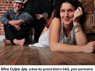 Mea Culpa jazz sur la scène du parc portuaire à Trois-Rivières