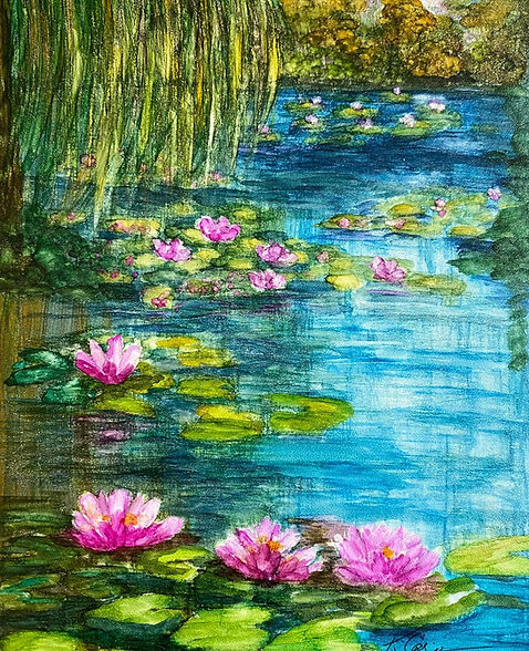 2026 Korinne Carpino July Reference Picture waterlily pond.jpg