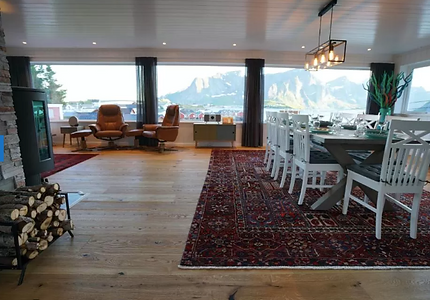 Le gite en norvege aux lofoten lors d'un voyage en kayak de mer