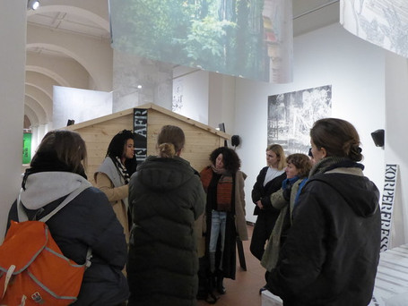 Galerie im Körnerpark: Treffen mit Nathalie Anguezomo Mba Bikoro & Anaïs Héraud-Louisadat