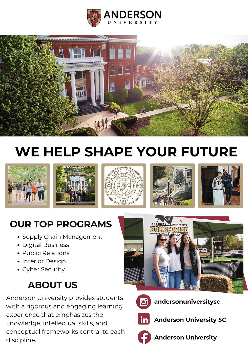 This is a poster I created to target prospective students and parents. I designed this as both a physical poster that could be given to high schools or a digital copy to be sent via email. 