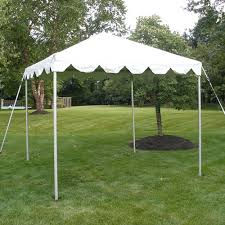 Thumbnail: White scalloped tent on a grassy area