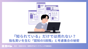 「知られている」だけでは売れない？指名買いを生む「認知の5段階」と考慮集合の秘密