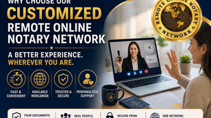 Why Choose Our Customized Remote Online Notary Network Over Standard RON Platforms