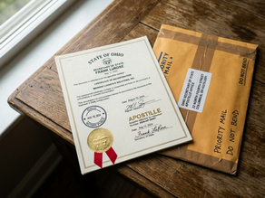 Where to Apostille Business Documents in Ohio and Get Fast Help