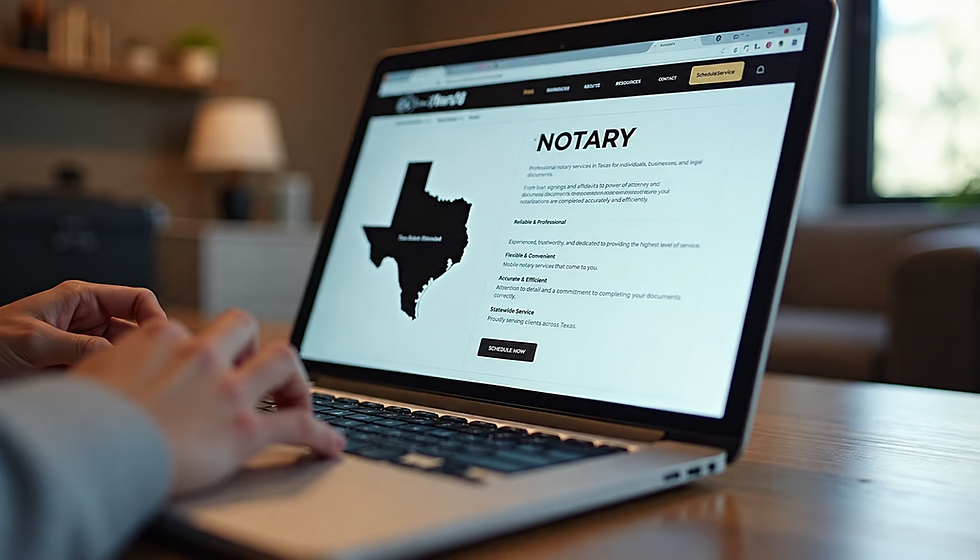 How to Find Reliable Commissioned Online Notaries in Texas for Your Document Needs