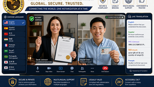 Enhancing Accessibility in Online Notarization Through Multilingual Support