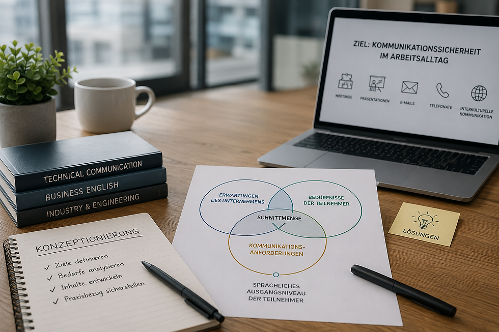 Warum professionelle Konzeptionierung im Fachsprachtraining entscheidend ist