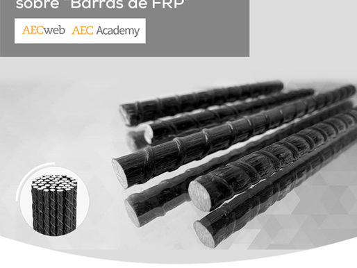 O que são barras de polímero reforçado com fibras (FRP)?