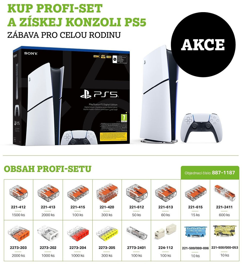 WAGO PROFI-SET + konzole SONY PS5