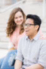 Couple engagement session