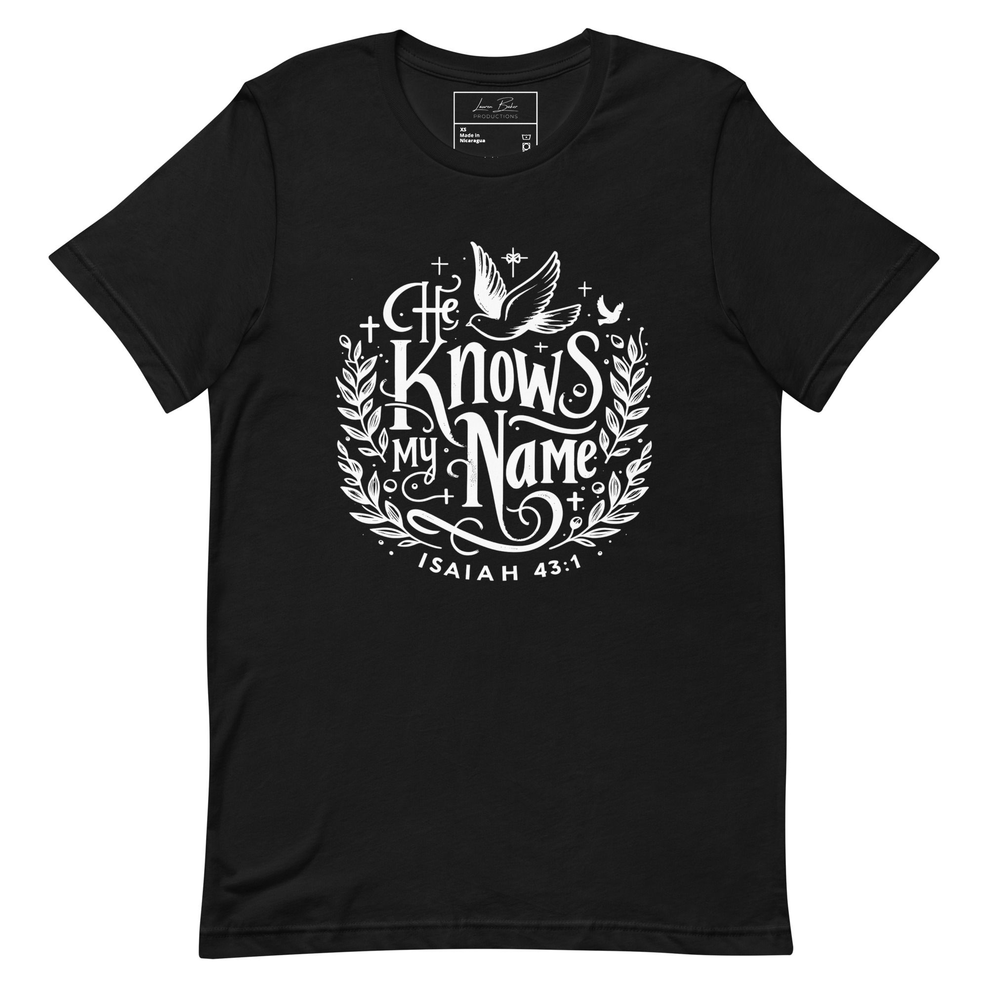 He Knows My Name - Christian Adult Unisex Shirt