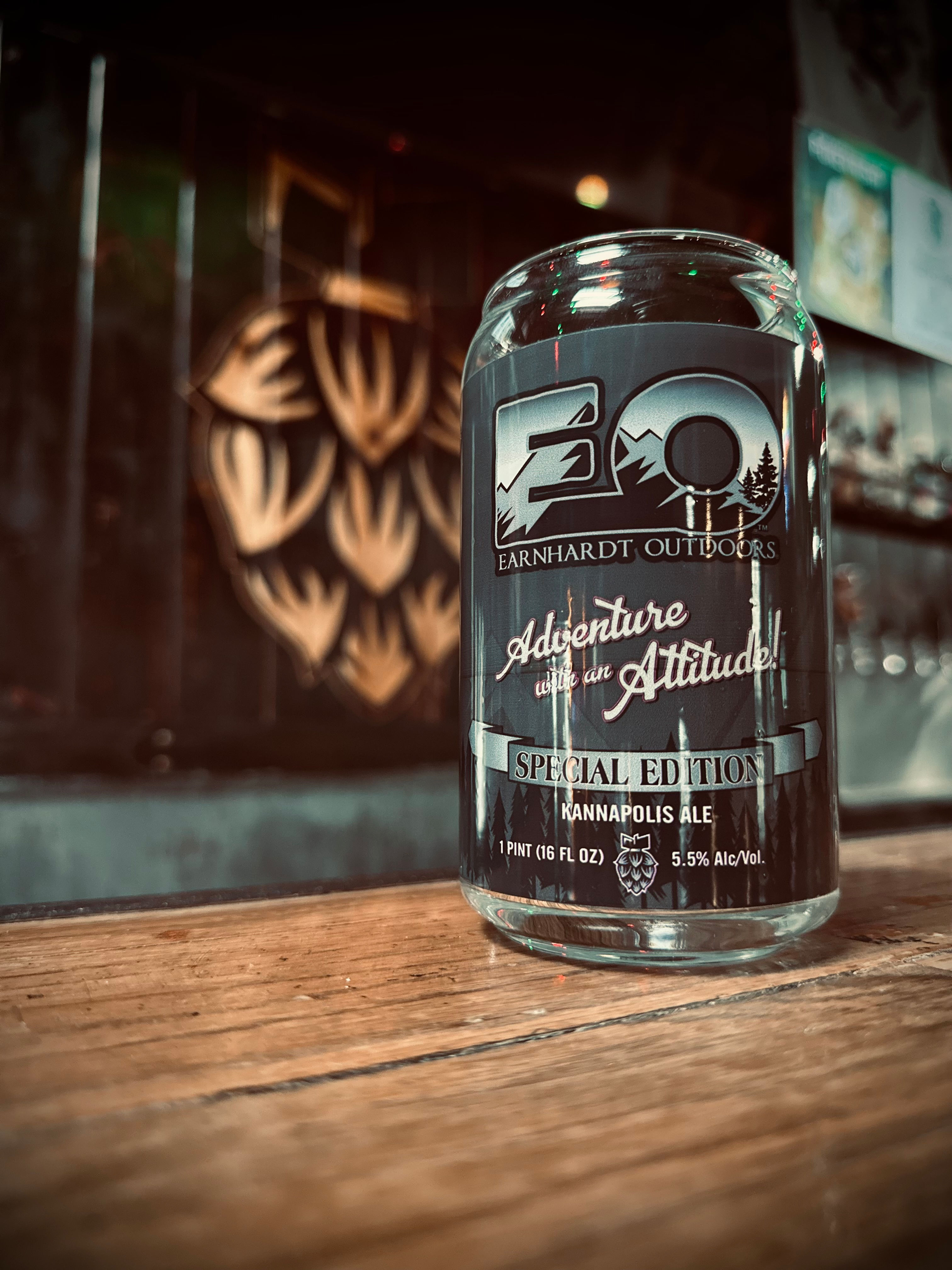 Earnhardt Outdoors Glass Cup