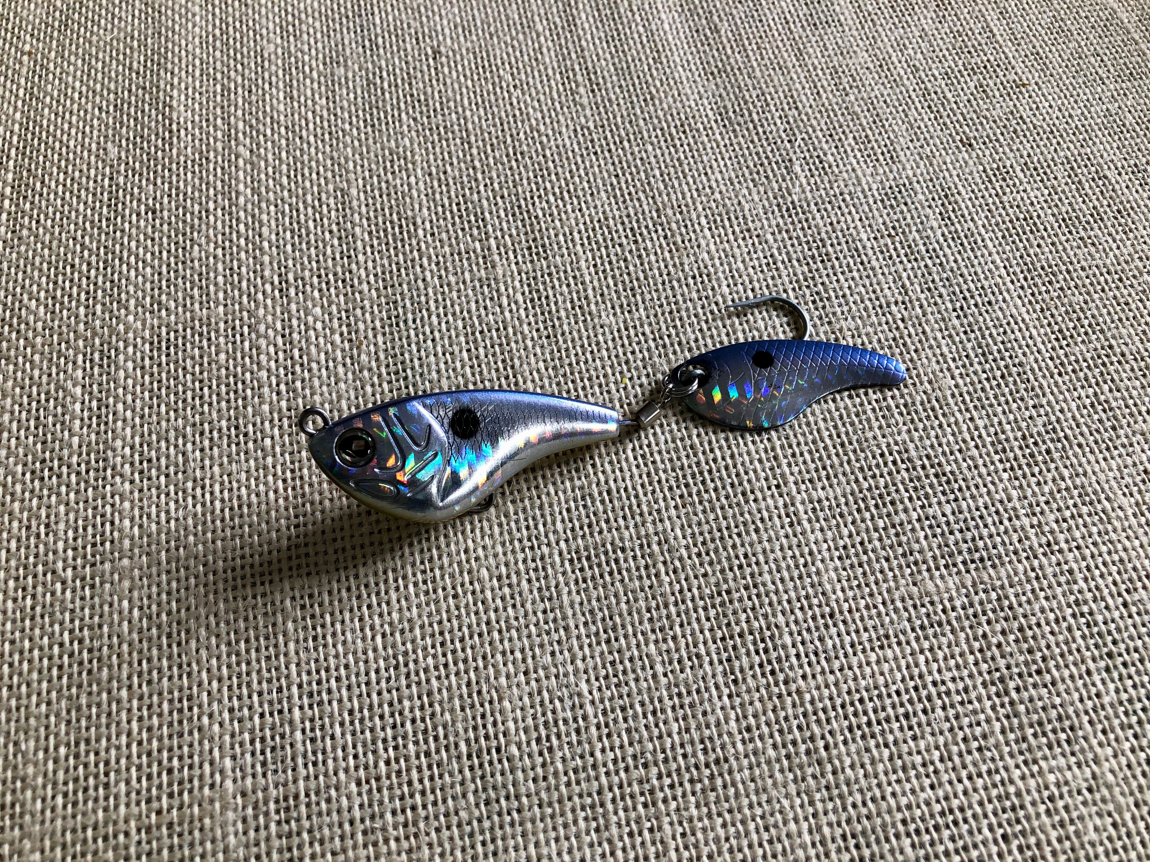 SEBILE Spin Shad ~ Tailspinner Lure. (35g)
