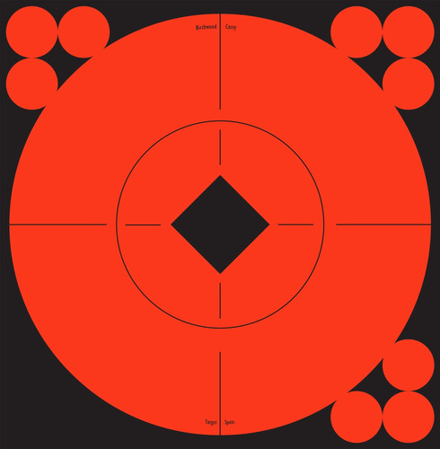 Target Spots® 6 Inch, 10 Targets Radiant Orange. | ROD & GUN CO. LTD.