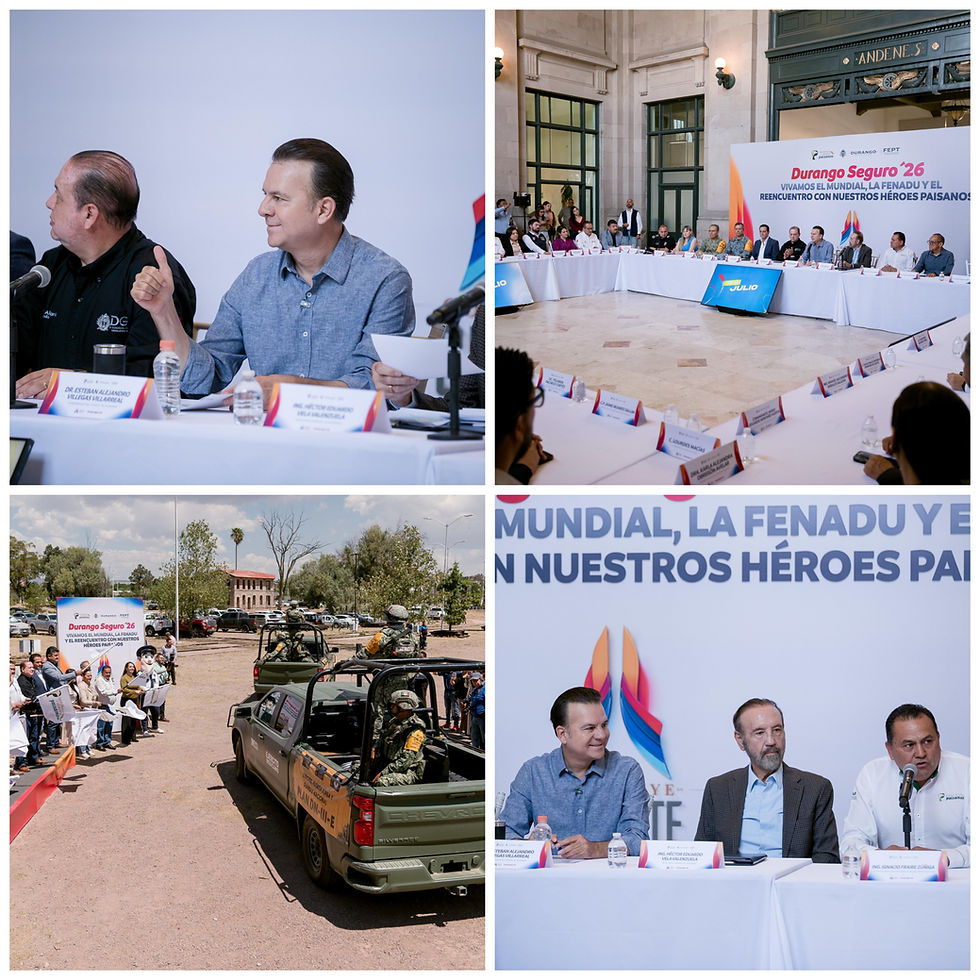 Arranca gobernador Esteban operativo Durango Seguro 2026