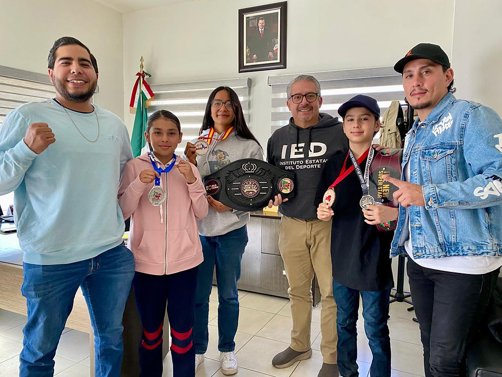 Boxeadores duranguenses agradecen respaldo del Gobierno del Estado para triunfos