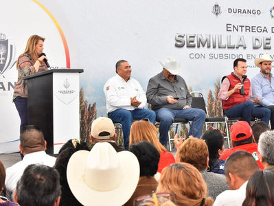 Entregan semilla subsidiada a productores gomezpalatinos