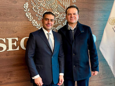 Esteban Villegas y Omar García Harfuch dan seguimiento a los acuerdos de seguridad para Durango