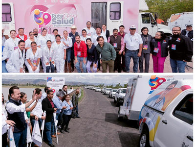 Esteban Villegas envía la Ruta de la Salud de Durango a Veracruz para apoyar a comunidades