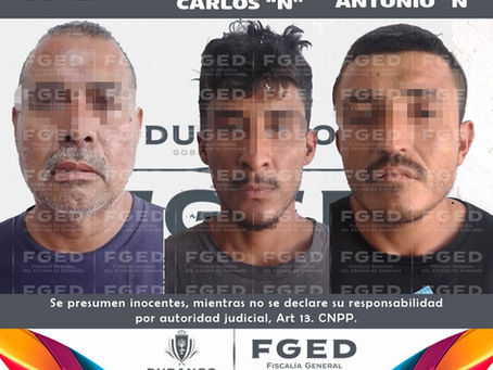 FGED OBTIENE VINCULACIÓN A PROCESO CONTRA TRES PRESUNTOS RESPONSABLES DE HOMICIDIO