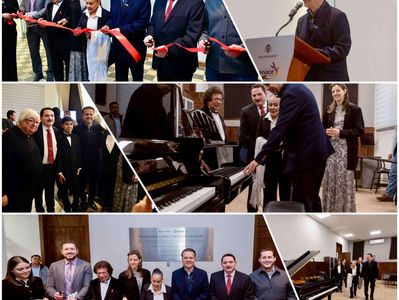 Inaugura Esteban Conservatorio de Música de Durango