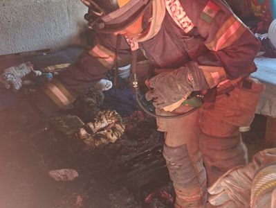 Incendio en vivienda de la colonia Arcoíris es controlado sin personas lesionadas