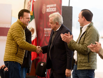 Agua Saludable para La Laguna ya es una realidad; entregan AMLO y Esteban primera etapa en Durango