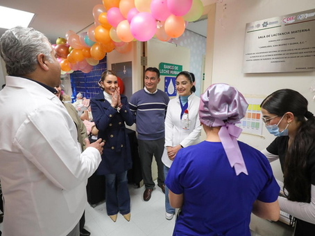 Marisol Rosso fortalece área de lactancia del Hospital Materno Infantil 