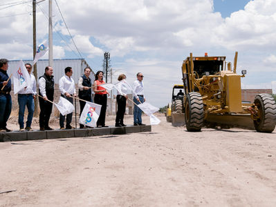 Valle Verde tendrá avenida pavimentada: Paseo de la Ferrería arranca construcción con Esteban y Toño