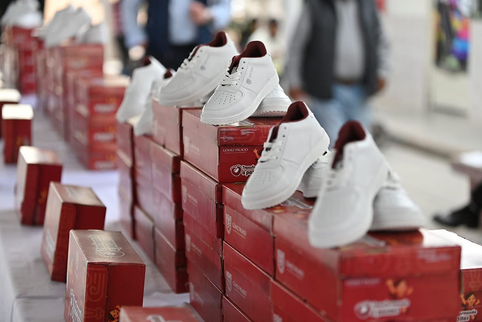 Betzabé Martínez cierra el año con paso firme: calzado escolar para más de 71 mil niñas y niños