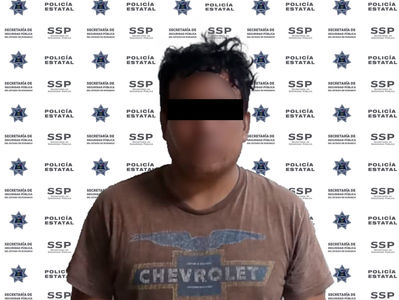 Golpeó a su esposa porque le pidió el divorcio, fue detenido por Estatales