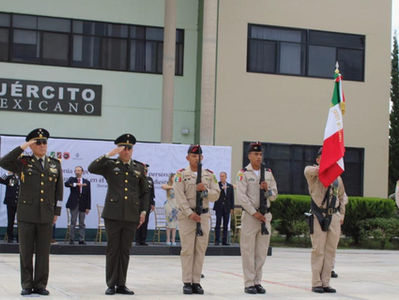 Ceremonia de Protesta de Bandera del Personal de Conscriptos Encuadrados