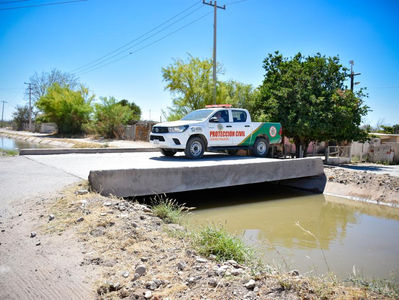 Intenso operativo de vigilancia en los canales de riego