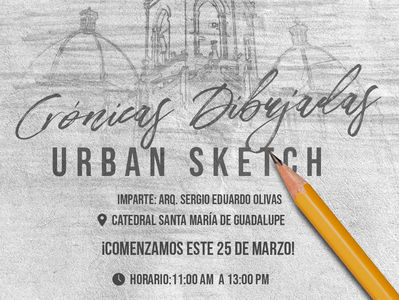 Invitan a creadores a Crónicas Dibujadas, Taller de "Urban Sketch"