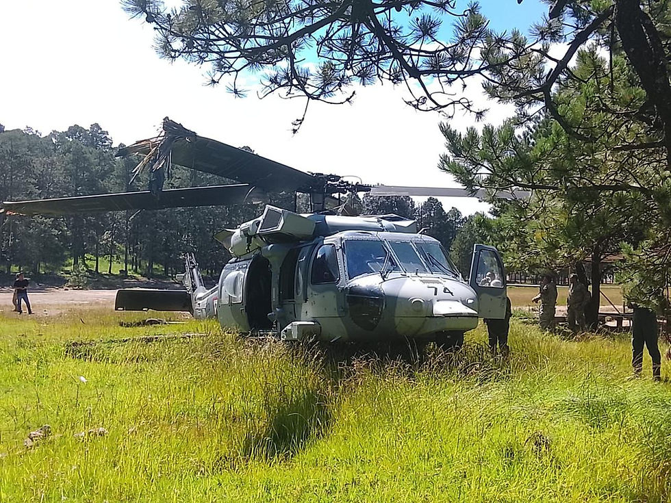 Aeronave sufre incidente durante el despegue en El Salto, Pueblo Nuevo, Durango